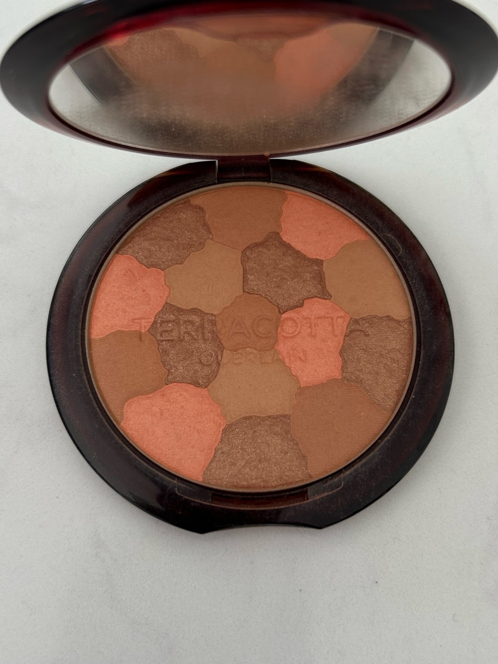 GUERLAIN Mosaic Bronzer & Blush Duo — Coral, Bronze, Tan